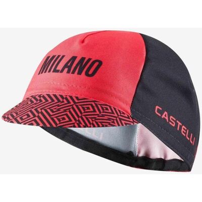 Castelli Giro d'Italia 2026 Tappa Cap schwarz rot unisex Castelli Giro d'Italia 2026 Tappa Cap schwarz rot unisex