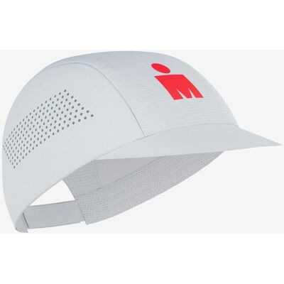 Compressport Pro Racing Ironman 2026 Cap weiß rot unisex Compressport Pro Racing Ironman 2026 Cap weiß rot unisex
