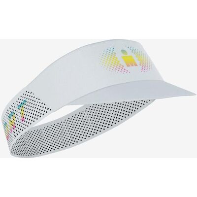 Compressport Pro Racing Ironman 2026 Visor weiß gelb blau rosa unisex Compressport Pro Racing Ironman 2026 Visor weiß gelb blau rosa unisex