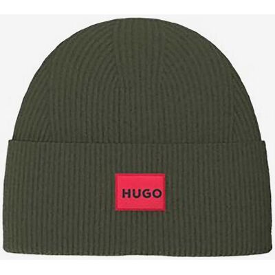 HUGO Xaff Mütze khaki/rot male HUGO Xaff Mütze khaki/rot male
