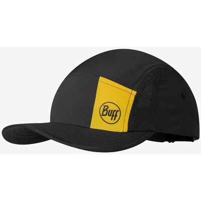 Buff 5 Panel Go Kappe pechschwarz/gelb - S-M unisex Buff 5 Panel Go Kappe pechschwarz/gelb - S-M unisex