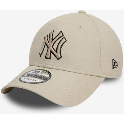 New Era Team Outline 9FORTY Kappe New York Yankees beige schwarz male New Era Team Outline 9FORTY Kappe New York Yankees beige schwarz male