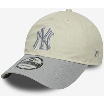 New Era WS 9TWENTY New York Yankees Kappe cremeweiß/grau male New Era WS 9TWENTY New York Yankees Kappe cremeweiß/grau male