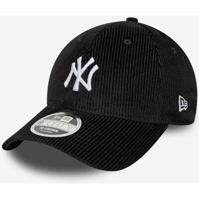 New Era 9FORTY Cord Kappe New York Yankees schwarz weiß male New Era 9FORTY Cord Kappe New York Yankees schwarz weiß male