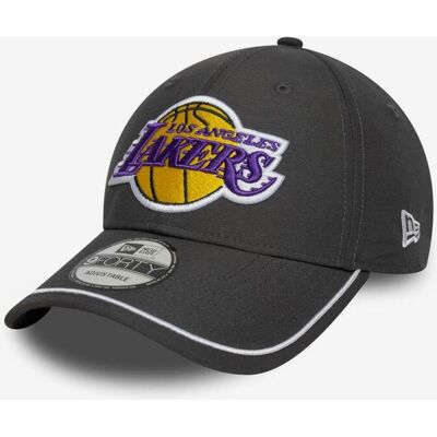 New Era Piping 9FORTY Kappe Los Angeles Lakers schwarz rein gelb lila male New Era Piping 9FORTY Kappe Los Angeles Lakers schwarz rein gelb lila male