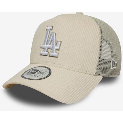 New Era Cord 9FORTY A-Frame Trucker Kappe Los Angeles Dodgers weiß creme male New Era Cord 9FORTY A-Frame Trucker Kappe Los Angeles Dodgers weiß creme male