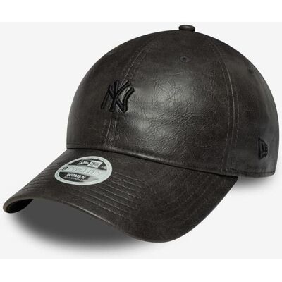 New Era Tonal PU 9TWENTY New York Yankees Kappe schwarz damen female New Era Tonal PU 9TWENTY New York Yankees Kappe schwarz damen female