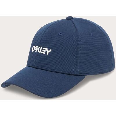 Oakley 6 Panel Stretch Embossed Kappe marineblau/weiß - S-M unisex Oakley 6 Panel Stretch Embossed Kappe marineblau/weiß - S-M unisex
