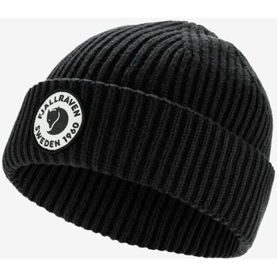 Fjällräven 1960 Lite Logo Mütze schwarz Kohle unisex Fjällräven 1960 Lite Logo Mütze schwarz Kohle unisex
