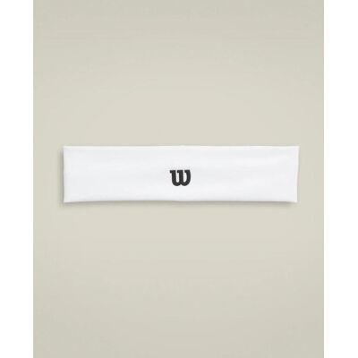 Wilson Wide Stirnband weiß schwarz unisex Wilson Wide Stirnband weiß schwarz unisex