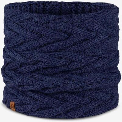 Buff Knitted Polar Neckwarmer Caryn Cru Damen Schlauchtuch nachtblau female Buff Knitted Polar Neckwarmer Caryn Cru Damen Schlauchtuch nachtblau female