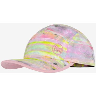 Buff 5 Panel Kinder Kappe rosa/grün/gelb unisex Buff 5 Panel Kinder Kappe rosa/grün/gelb unisex