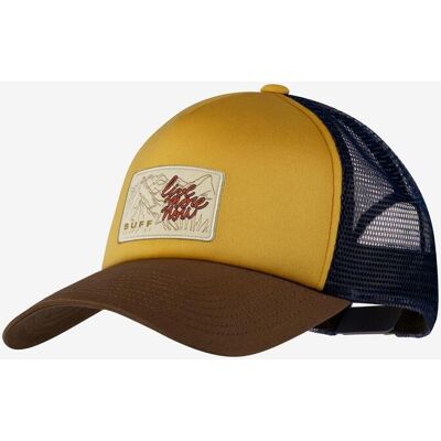 Buff Trucker Erlen Kappe gelb blau braun unisex Buff Trucker Erlen Kappe gelb blau braun unisex