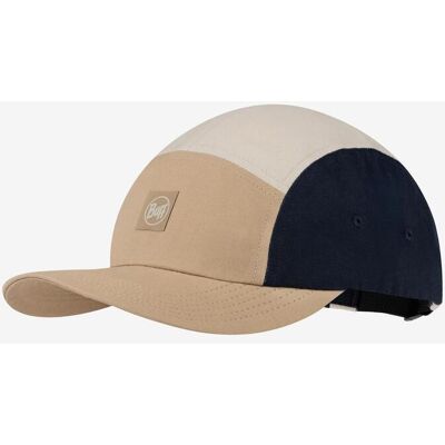 Buff 5 Panel Venture Kappe beige blau weiß unisex Buff 5 Panel Venture Kappe beige blau weiß unisex