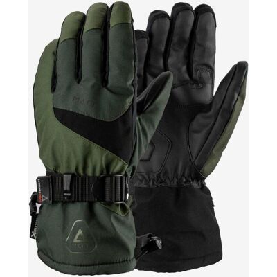 MATT Ski Time Handschuhe dunkelgrün/schwarz - S male MATT Ski Time Handschuhe dunkelgrün/schwarz - S male