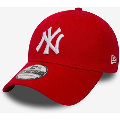 New Era 39THIRTY League Basic New York Yankees Kappe rot/weiß - S-M unisex New Era 39THIRTY League Basic New York Yankees Kappe rot/weiß - S-M unisex
