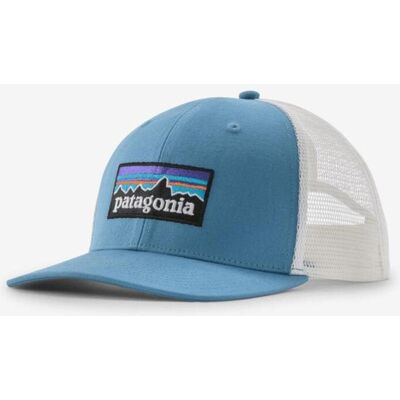 Patagonia P-6 Logo Trucker Kappe blau weiß unisex Patagonia P-6 Logo Trucker Kappe blau weiß unisex