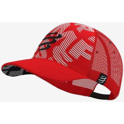 Compressport Trucker Kappe rot/weiß unisex Compressport Trucker Kappe rot/weiß unisex
