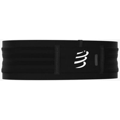 Compressport Free Belt PRO Laufgürtel schwarz/weißes Logo - XL-XXL male Compressport Free Belt PRO Laufgürtel schwarz/weißes Logo - XL-XXL male