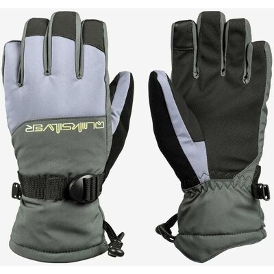 Quiksilver Mission Junior Handschuhe hellgrau/lila - S unisex Quiksilver Mission Junior Handschuhe hellgrau/lila - S unisex