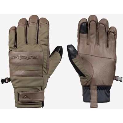Quiksilver Squad Handschuhe hellbraun/grün - S male Quiksilver Squad Handschuhe hellbraun/grün - S male