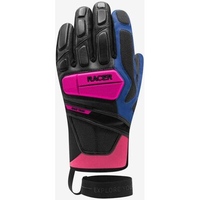Handschuhe Racer Racing Pro rosa schwarz blau. - 8 unisex Handschuhe Racer Racing Pro rosa schwarz blau. - 8 unisex