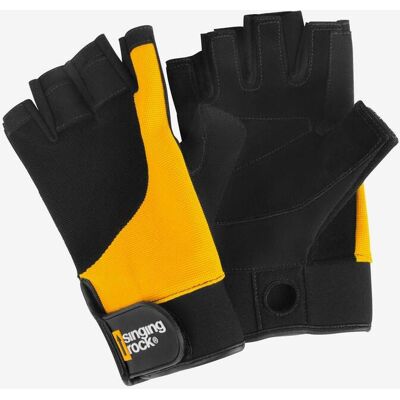 Singing Rock Falconer 3/4 8 Handschuhe schwarz/gelb unisex Singing Rock Falconer 3/4 8 Handschuhe schwarz/gelb unisex