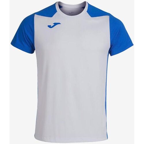 Joma Record II Bicolor T-Shirt weiß/blau - L male