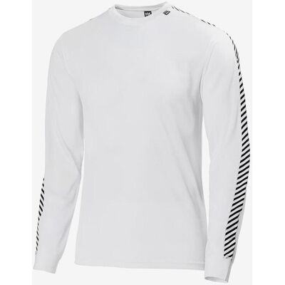 Helly Hansen HH Lifa Stripe Crew Langarm-Funktionsunterhemd weiß - M male Helly Hansen HH Lifa Stripe Crew Langarm-Funktionsunterhemd weiß - M male
