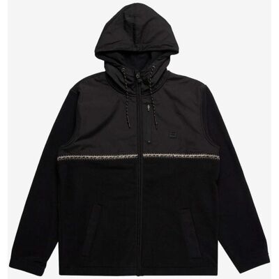 Billabong Boundary Lite Full Zip Fleecejacke pechschwarz - M male Billabong Boundary Lite Full Zip Fleecejacke pechschwarz - M male