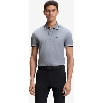 BOSS Green Paddy Poloshirt blau/grau - M male BOSS Green Paddy Poloshirt blau/grau - M male