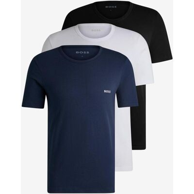 BOSS RN Classic T-Shirt marineblau/weiß/schwarz (3er-Pack) - L male BOSS RN Classic T-Shirt marineblau/weiß/schwarz (3er-Pack) - L male