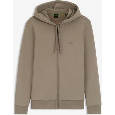 BOSS Green Saggy Full Zip Hoodie grün khaki - L male BOSS Green Saggy Full Zip Hoodie grün khaki - L male