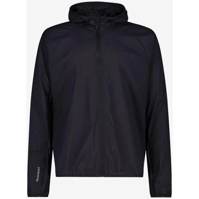 CMP Fix Stretch Nylon Kapuzenjacke pechschwarz - M male CMP Fix Stretch Nylon Kapuzenjacke pechschwarz - M male