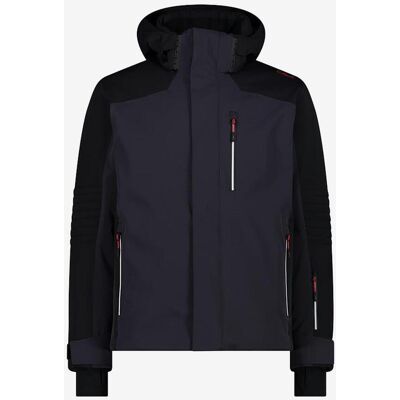CMP Twill Ski Kapuzenjacke nachtblau schwarz - 48 male CMP Twill Ski Kapuzenjacke nachtblau schwarz - 48 male