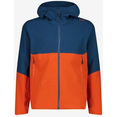 CMP Fix Hood Regular Kapuzenjacke marineblau/orange - 54 male CMP Fix Hood Regular Kapuzenjacke marineblau/orange - 54 male