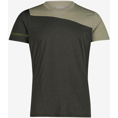 CMP Ultralight Technical Kurzarm-T-Shirt beigegrün schwarz - 52 male CMP Ultralight Technical Kurzarm-T-Shirt beigegrün schwarz - 52 male