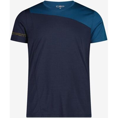 CMP Ultralight Technical Kurzarm T-Shirt blau schwarz - 52 male CMP Ultralight Technical Kurzarm T-Shirt blau schwarz - 52 male