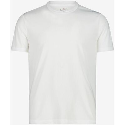 CMP Logo Round Neck Kurzarm T-Shirt Weiß Polar - 56 male CMP Logo Round Neck Kurzarm T-Shirt Weiß Polar - 56 male