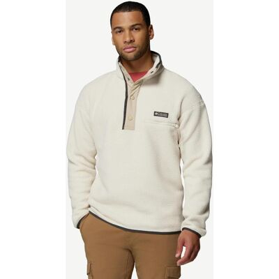 Columbia Helvetia II Half Snap Fleecejacke weiß beige - M male Columbia Helvetia II Half Snap Fleecejacke weiß beige - M male