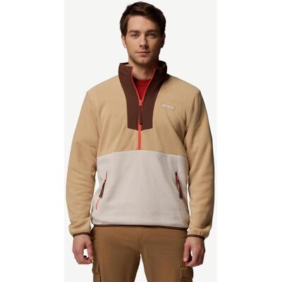 Columbia Sequoia Grove Half Zip Fleecejacke hellbraun - L male Columbia Sequoia Grove Half Zip Fleecejacke hellbraun - L male