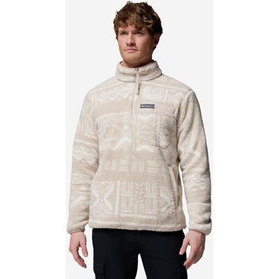 Columbia Rugged Ridge High Pile Half Zip Fleecejacke beige weiß - XXL male Columbia Rugged Ridge High Pile Half Zip Fleecejacke beige weiß - XXL male