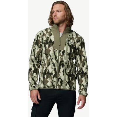 Columbia Sequoia Grove Printed Full Zip Fleecejacke grün beige - XL male Columbia Sequoia Grove Printed Full Zip Fleecejacke grün beige - XL male