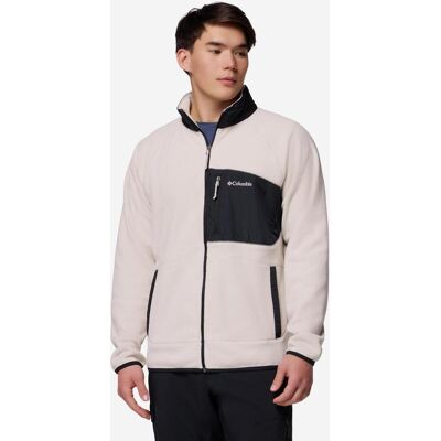 Columbia Fast Trek Overlay Full Zip Fleecejacke weiß creme schwarz - XXL male Columbia Fast Trek Overlay Full Zip Fleecejacke weiß creme schwarz - XXL male