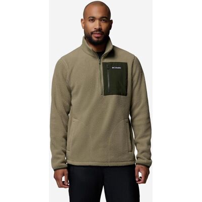 Columbia Jasper Ridge Pebbled Half Zip Fleecejacke grün blass - L male Columbia Jasper Ridge Pebbled Half Zip Fleecejacke grün blass - L male