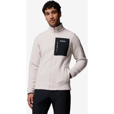 Columbia Jasper Ridge Pebbled Full Zip Fleecejacke weiß creme - XXL male Columbia Jasper Ridge Pebbled Full Zip Fleecejacke weiß creme - XXL male