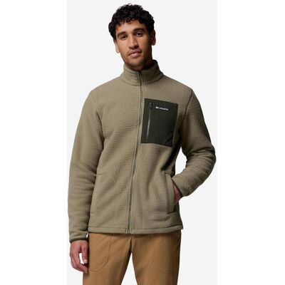 Columbia Jasper Ridge Pebbled Full Zip Fleecejacke olivbraun - S male Columbia Jasper Ridge Pebbled Full Zip Fleecejacke olivbraun - S male