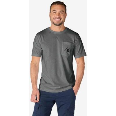 Carhartt Irvine Relaxed Work Kurzarm T-Shirt dunkelgrau - S male Carhartt Irvine Relaxed Work Kurzarm T-Shirt dunkelgrau - S male