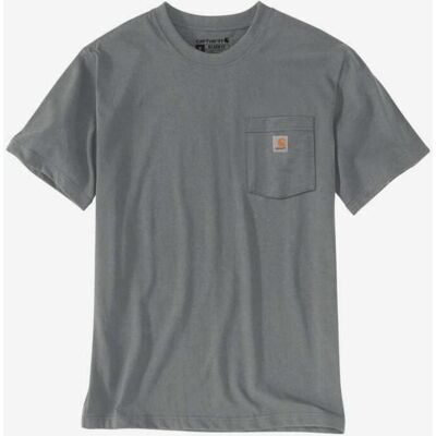 Carhartt Irvine Relaxed 3D Logo T-Shirt grau/hellblau - L male Carhartt Irvine Relaxed 3D Logo T-Shirt grau/hellblau - L male