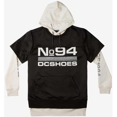 DC Shoes Dryden Hoodie pechschwarz/weiß - M male DC Shoes Dryden Hoodie pechschwarz/weiß - M male